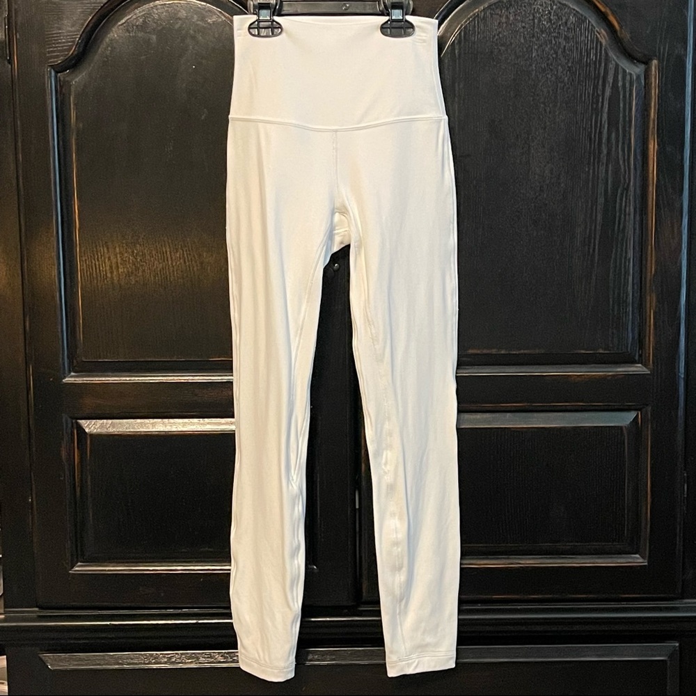 Lululemon Align High-Rise Pant 25" • White • Size 2